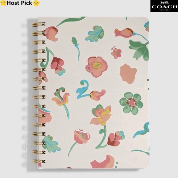 Coach Other - COACH Spiral Notebook / Journal - Dreamy Land Floral Print - 160 Lined Pages NWT